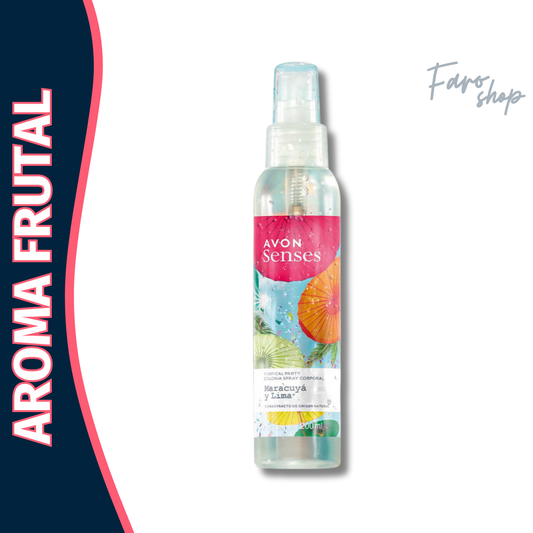 COLONIA SPRAY CORPORAL MARACUYÁ Y LIMA AVON SENSES