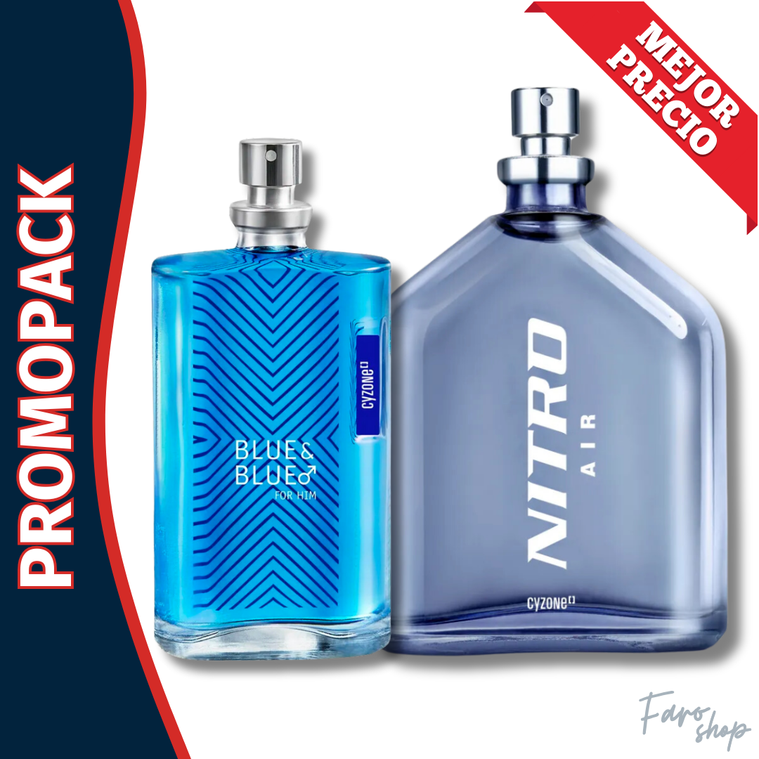 PROMOPACK NITRO AIR + BLUE & BLUE HOMBRE